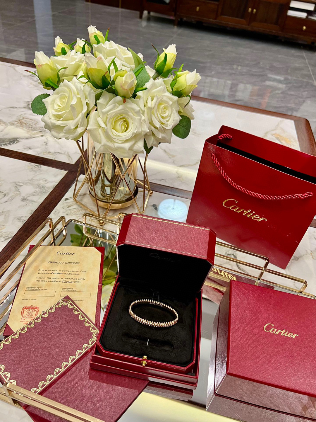 CARTIER jewelry model 18